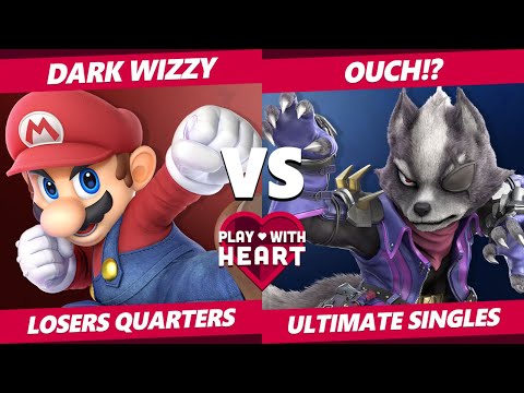 Play With Heart SSBU - Ouch!? (Wolf) Vs. MVG | Dark Wizzy (Mario) Smash Ultimate Losers Quarters