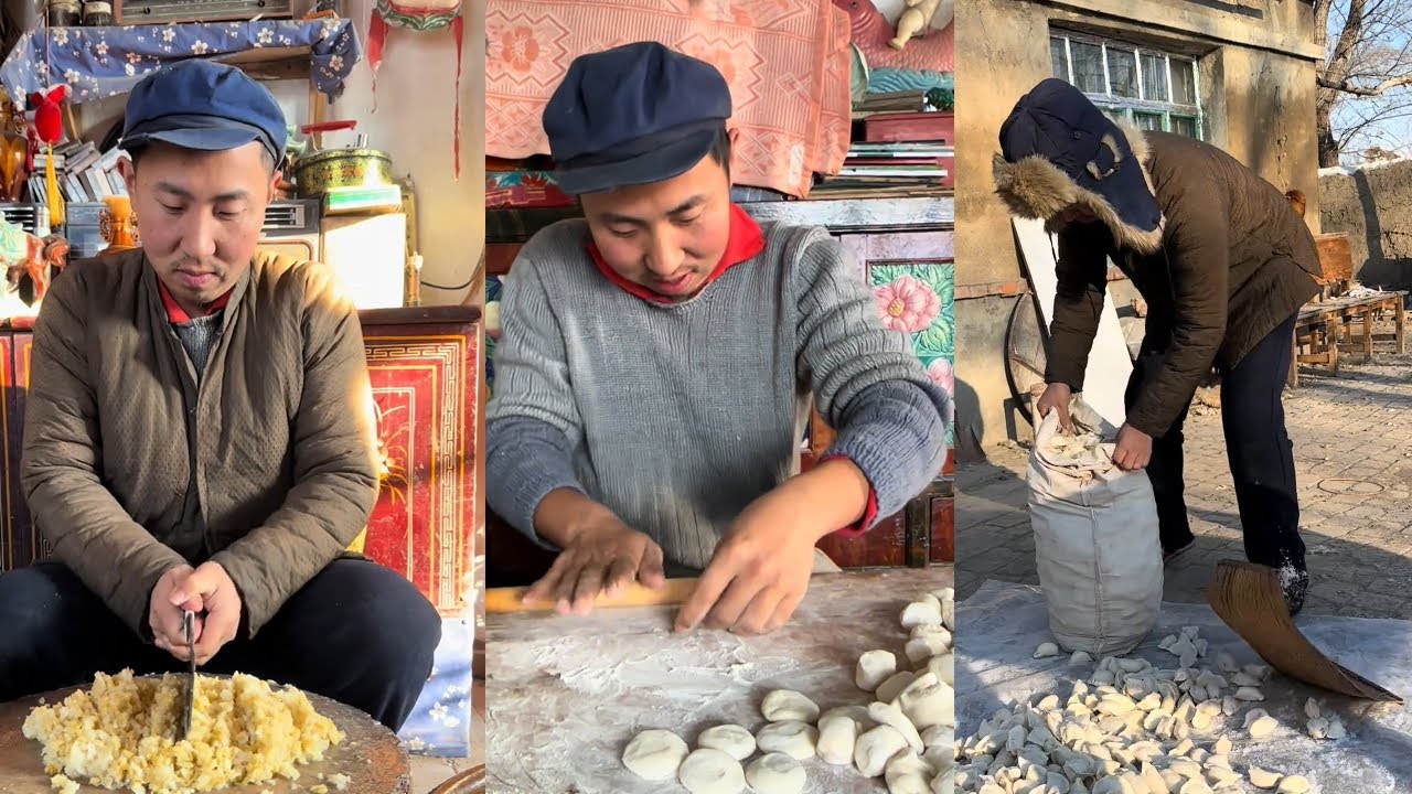 冬天虽好，却也充满了麻烦#民间手艺人 #手工制作 #delicious