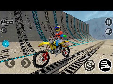 Impossible Motor Bike Tracks - #2 Android Gameplay Bike Game
