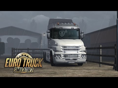 ETS2 ► Scania T730 V8 mod ► open pipe sound ► Paris-Bialystok ► Part 2
