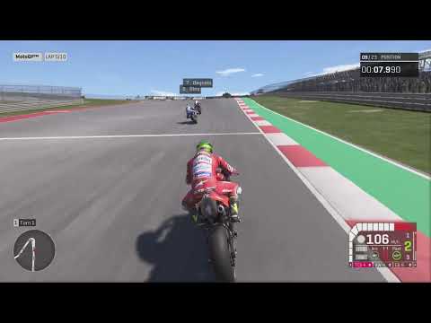 MotoGP19 Career Mode Ducati Team season 2 Austin RACE