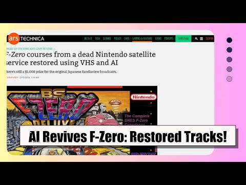 Reviving F-Zero: AI Restores Lost Satellaview Courses with VHS Recordings