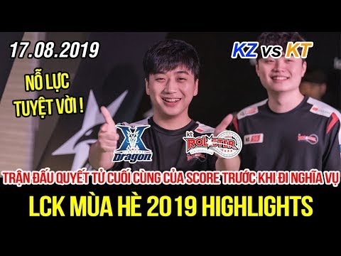 [LCK 2019] KZ vs KT FULL Highlights | Trận đấu quyết tử cuối cùng, nỗ lực tuyệt vời cho tấm vé ở lại