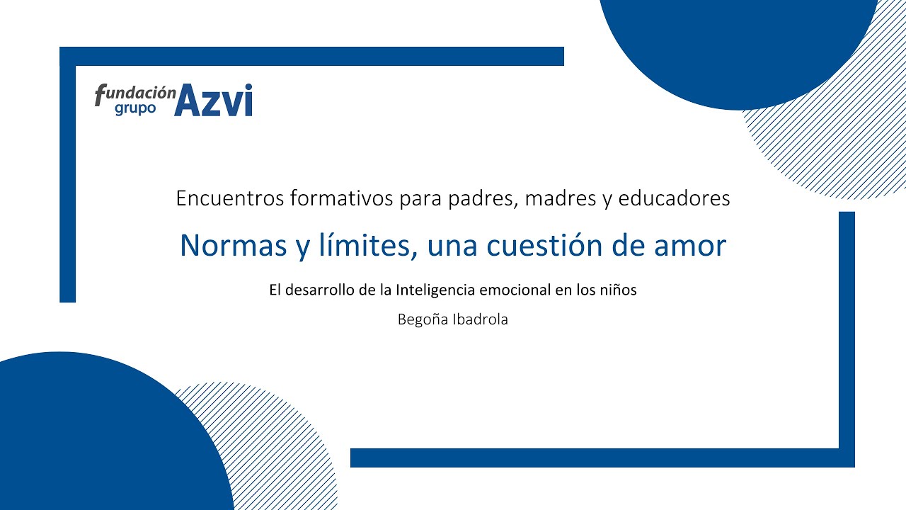 Begoña Ibadrola "El desarrollo de la Inteligencia Emocional en los niños"