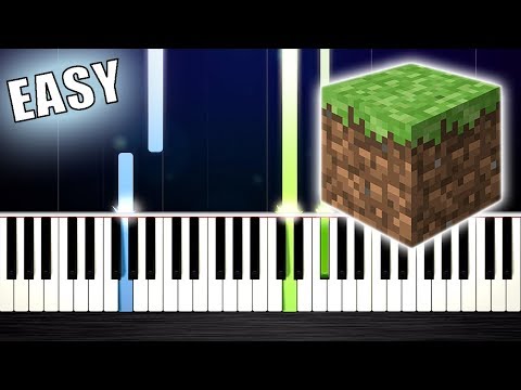 Minecraft - Sweden - EASY Piano Tutorial by PlutaX