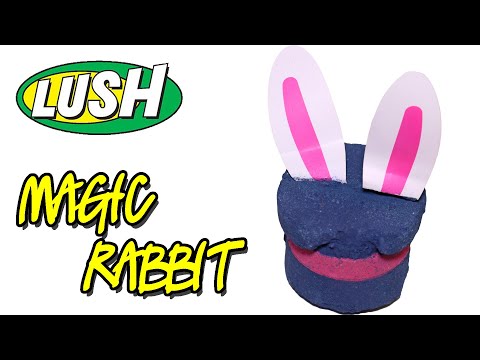 LUSH - MAGIC RABBIT Bath Bomb  - DEMO & REVIEW Underwater View