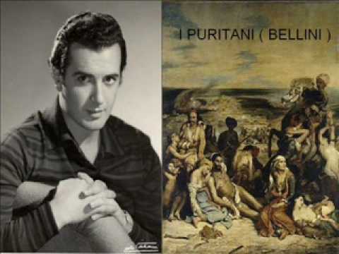 FRANCO CORELLI  -  "  A TE O CARA  "   (  I  PURITANI  )   VINCENZO BELLINI
