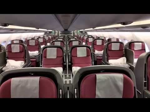 Qantas A380 cabin walkthrough - upper deck