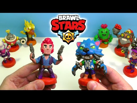 BRAWL STARS - Леон Оборотень и Кольт | Бравл Старс из пластилина | РУЗИК