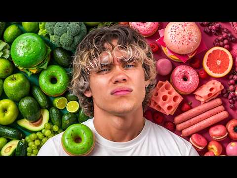 JEMY JEDEN KOLOR PRZEZ 24 H‼️🍎🍏