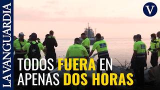 El desalojo del campamento de migrantes de El Guano en Ceuta
