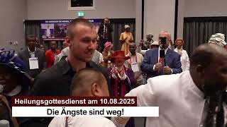 Ängste und Depression verschwinden beim Heilungsgottesdienst in Amsterdam am 10.08.2025