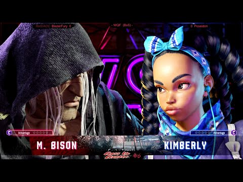 BlazerFury (Bison) VS. Poseidon (Kimberly) - Street Fighter 6 - WQF - Cross-Up Carnage 6