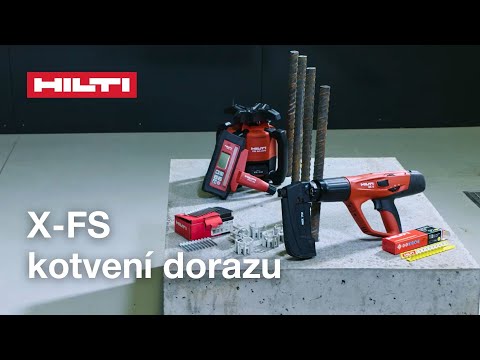 Hilti X-FS - kotvení dorazu
