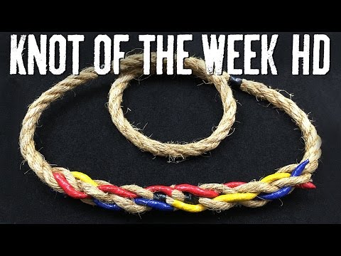 How to Short Splice a Natural Fiber Rope - ITS Knot of the Week HD
