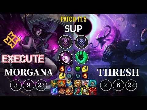 EM Execute Morgana vs Thresh Sup - KR Patch 11.5