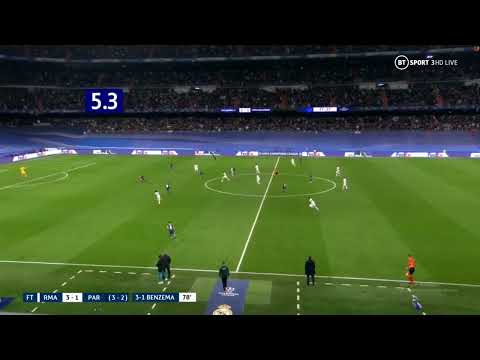 Real Madrid VS PSG   Bench Crazy Reaction
