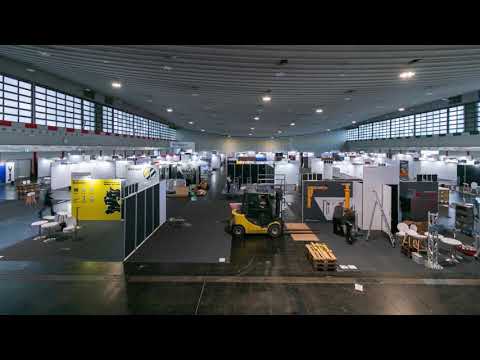 Timelapse Video Messe Dortmund Maintenance 2020. Aufbau und Messe.