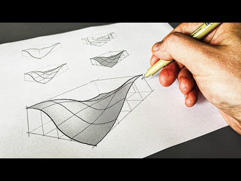 Draw Curves in Perspective - the BB Technique