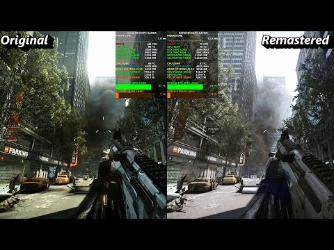 CRYSIS 2 Original VS Remastered 4K , Ray Tracing | RTX 3090 | Ryzen 9 5950X