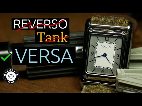 Two Tank Watches In One: The Slim Dual Time Vario Versa
