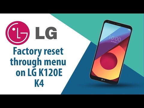 How to Factory Reset through menu on LG K4 K120E?