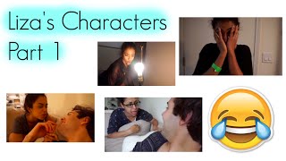 Liza's Characters in David Dobrik's Vlogs