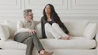 The Most Comfortable Sofa | Performance Fabric from KKH Custom Upholstery