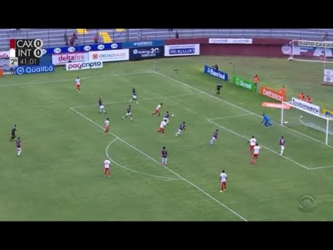 O gol de Mauricio e sua entrevista após Caxias 0x1 Inter