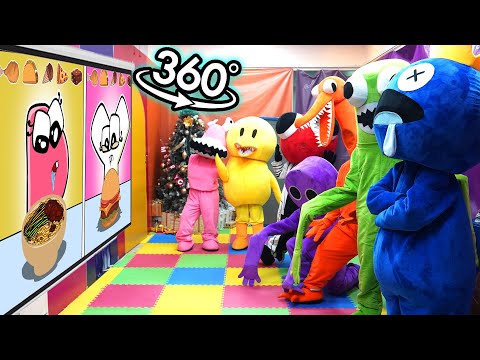 Rainbow Friend Vr 360° -CINEMA HALL| Alphabet Lore But Something Is Weird (A - Z...) | Part 5