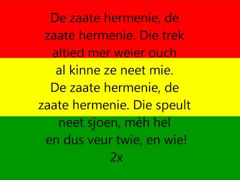 vastelaovendsleedje 1972 - De zaate Hermenie (mit tekst)