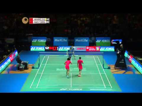 Wang Xiaoli/Yu Yang vs Bao Yixin/Tang Yuanting | WD F Match 4 - Yonex All England Open 2015
