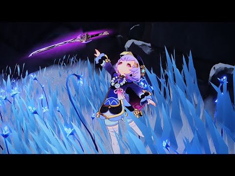 Genshin Impact - 3.0 Abyss 12 - 9 Stars - Cryo DPS Qiqi and Ayato