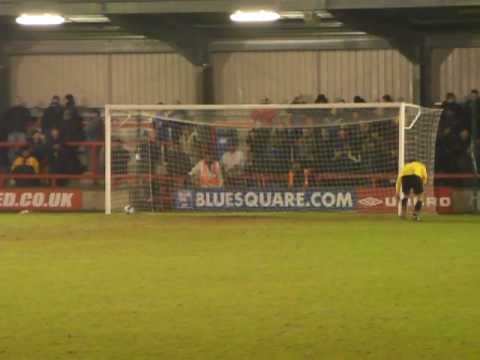 AFC Wimbledon v Camberley Town - penalty shoot out