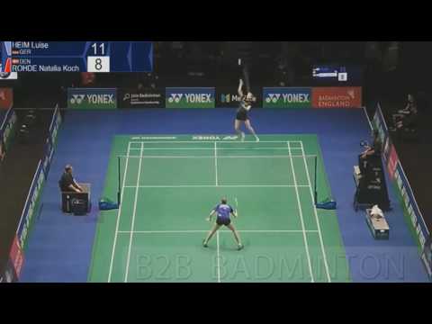 2017 Yonex All England Open 2017 Q WS Luise HEIM vs Natalia Koch ROHDE