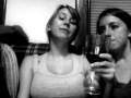 Silly Girls Drinking Wine
