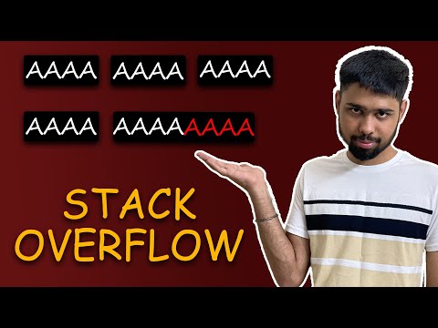 Understanding Stack Overflow Vulnerability  || Binary Exploitation - 0x4