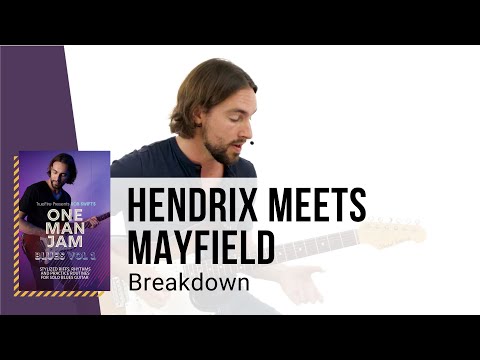 🎸 Rob Swift Guitar Lesson - Hendrix Meets Mayfield - Breakdown - TrueFire