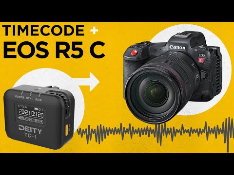 Timecode on Canon Cine Cameras | Deity TC-1 + Canon EOS R5 C / C400