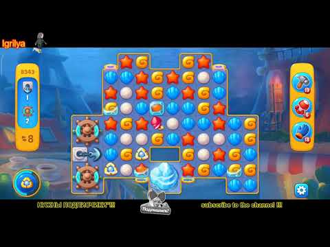 Fishdom level 8341, 8342, 8343, 8344, 8345 / Фишдом уровень 8341, 8342, 8343, 8344, 8345