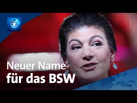 Neuer Name für das BSW: Sahra Wagenknecht im Interview