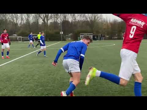 VV RIJSOORD JO19-1 TEGEN VVGZ. 6.12.2025. Kampioen seizoen 2025 - 2026