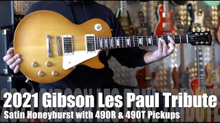 Video thumbnail for Should you buy the most affordable Gibson Les Paul Tribute Satin Honeyburst by George V Guitars