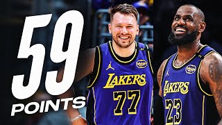 Luka Doncic - LeBron James - Los Angeles Lakers