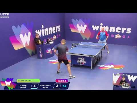 WINners CUP table 2  10.01  Priadko Sergei - Aristarkhov Sergei   15:30