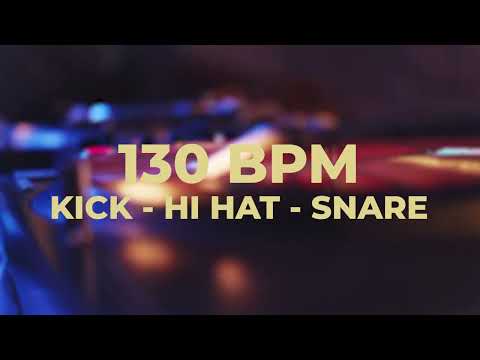 130 BPM METRONOME | KICK - HI HAT - SNARE