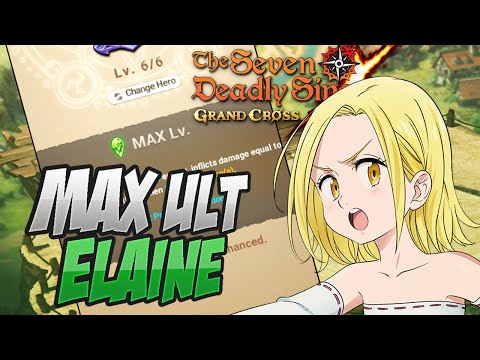 MAX ULTIMATE ELAINE SLAPS! Elaine VS Challenger PvP! Seven Deadly Sins Grand Cross