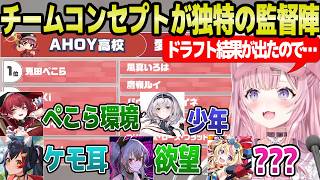 【ホロ甲2026】ぺこらを軸としたマリン監督,欲望のリオナ監督など,出場6チームのメンバーが決定。わちゃわちゃのドラフト会議まとめ【ホロライブ 切り抜き/博衣こより】