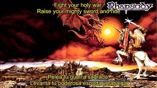 Rhapsody - Warrior of Ice (Lyrics &amp; Sub Español)