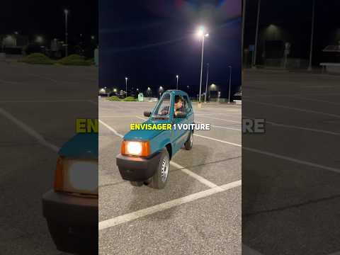 La voiture la plus étroite.